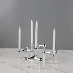 Modern Minimalist Metal Triangle Candlestick Desktop Atmosphere Decorations for a sleek, stylish, and contemporary ambia — photo 12