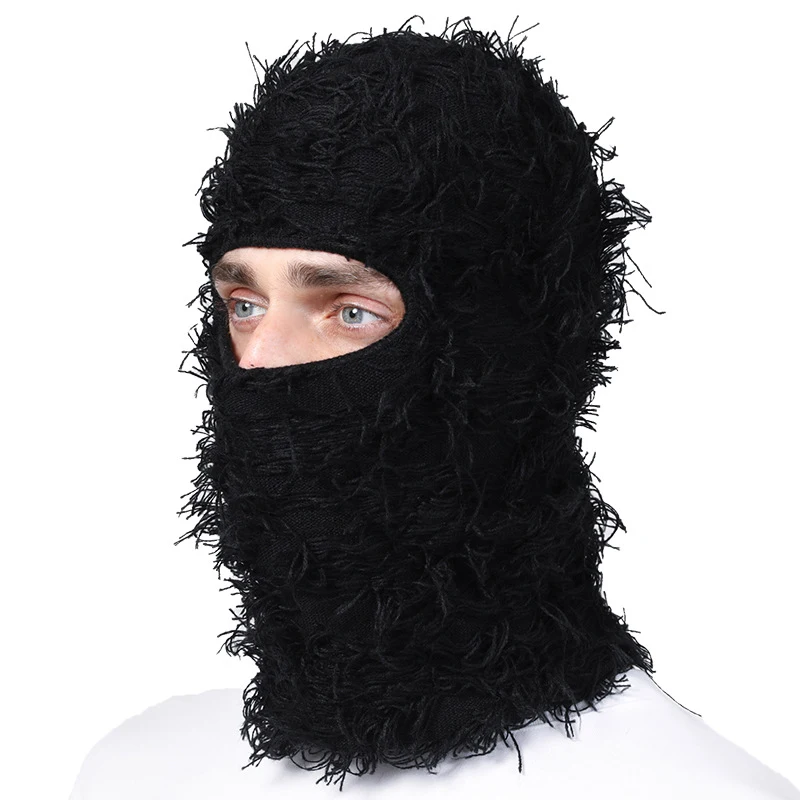 Funny Acrylic Knitted Balaclava for Men and Women Stay Warm and Amused in Winter Full Face Protection Headgear — photo 2