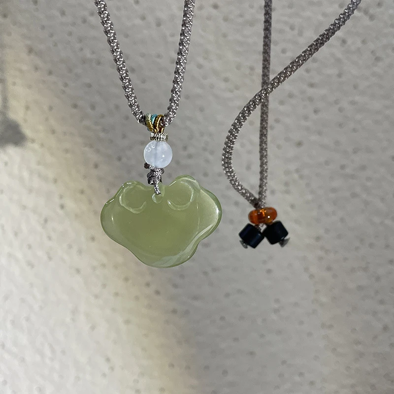 Colar de borboleta com contas vintage feminino, corrente de suéter de verão, corrente de clavícula, leve e elegante. — foto 46