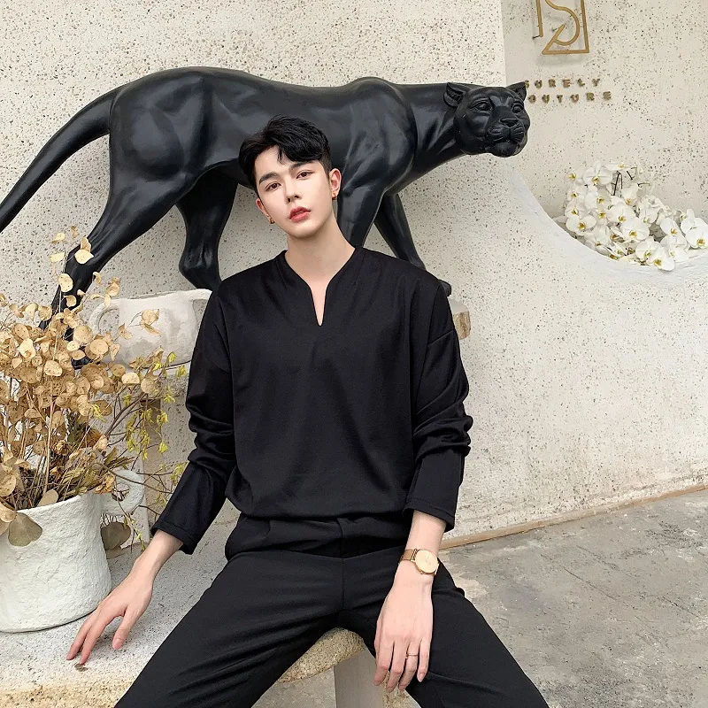 Korean Temperament Small V Neck All Match Bottoming Shirt, Versatile, Comfortable Fit, Stylish Design, Perfect Base Laye — photo 5