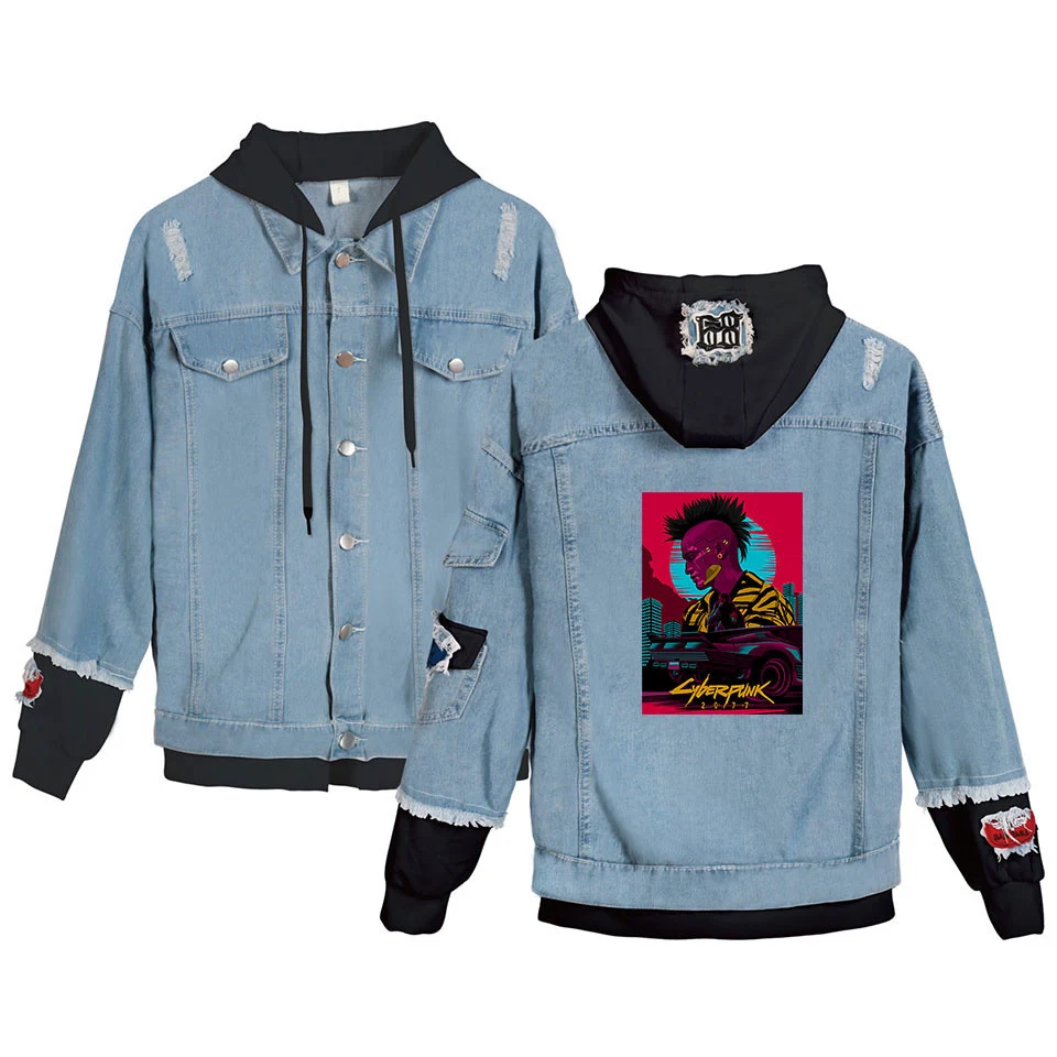 Title 15, Cyberpunk fashion denim jacket
