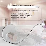 Kurulumsuz Tek Kişilik Yatak Sineklik Öğrenci Yurdu, Otel, Ev Kullanımı için Pratik Sivrisinek Koruması — Fotoğraf 8