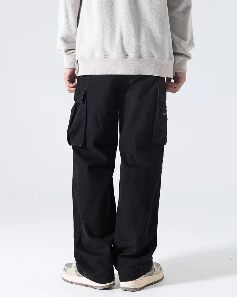 Heren Overalls Modieuze Casual Broek Rechte Pijp Comfortabele stijl voor dagelijks gebruik Perfect voor een casual en modieuze uitstraling — foto 6