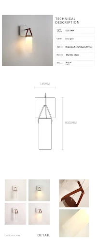 Title 5, Creative Modern And Simple Wall Lamp Bedroom Be...