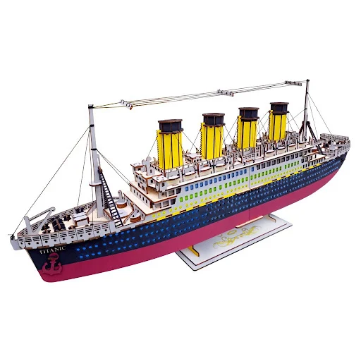 Title 2, 3D Jigsaw Puzzle Laser DIY Large Manual Build y...