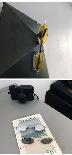Title 4, Retro Cat Eye Sunglasses Women Yellow Red Lens ...