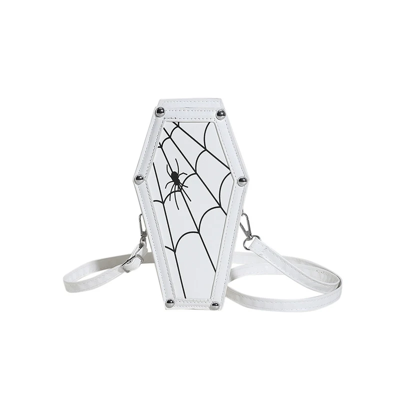 Gepersonaliseerde Halloween Geest Kist Tas. Modeaccessoire voor Halloween. Draag je essentials in stijl en vier Halloween met deze unieke tas. — foto 5