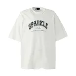 Camiseta masculina de manga curta com estampa de letras fashion, ideal para um visual casual e moderno, confortável e estilosa para o dia a dia. — foto 5