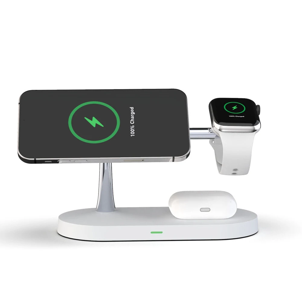 Title 3, Three-in-One Smart Fast Charging 15W Magnetic W...