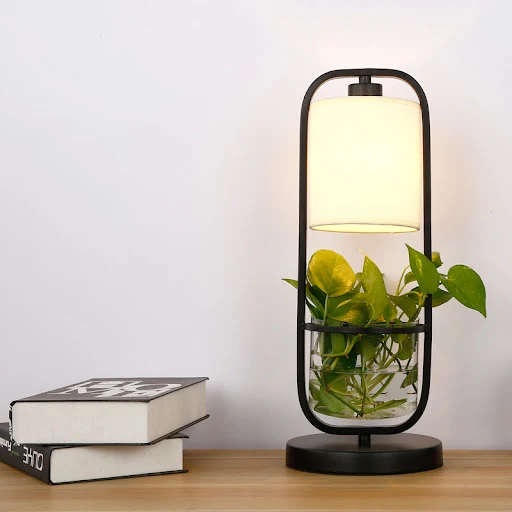 Title 2, Modern Creative Glass Plant Hydroponic Table La...