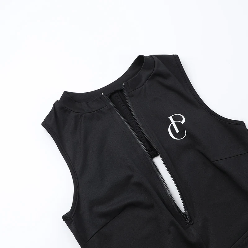 Title 8, Sexy Slit Backless Sleeveless Dress
