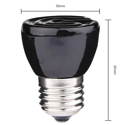 E27 FarInfrared Ceramic Pet Heating Lamp Tortoise Spider Reptiles Box Heater Warmer Heat Bulb 25W 50W 75W 100W for Repti — photo 3