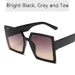 New Large Square Frame Sunglasses For Women. Stylish UV protection with clear vision. Get a fashionable and comfortable — photo 5