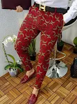 Calças de terno casuais com estampa de padrão de outono, moda para mulheres, confortáveis e perfeitas para uso diário. — foto 2