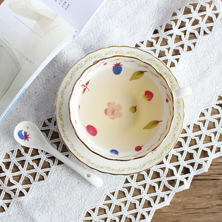 European Style Coffee Cup Set, Ceramic for Household Use. Enhance your coffee experience with this elegant set. Perfect — photo 6