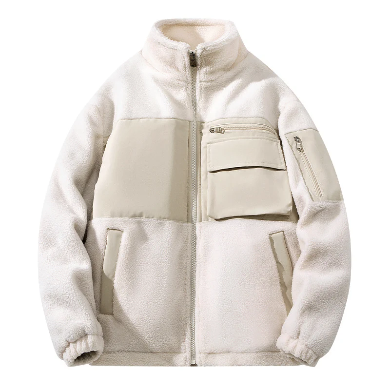 Casaco Acolchoado de Algodão com Gola Alta Grossa e Quente para Trabalho. Roupa de Trabalho Resistente e Confortável para o Inverno — foto 4