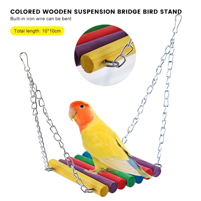 Title 9, 1pc Bird Toys Swing Chewing Training Toys Small...