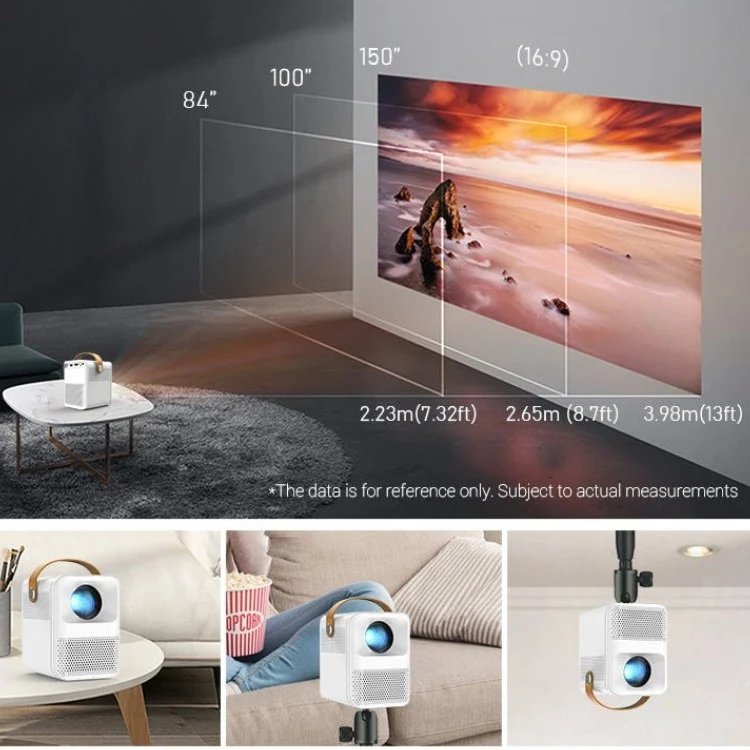 Title 3, Proyector de teléfono móvil Home Ultra HD Disfr...