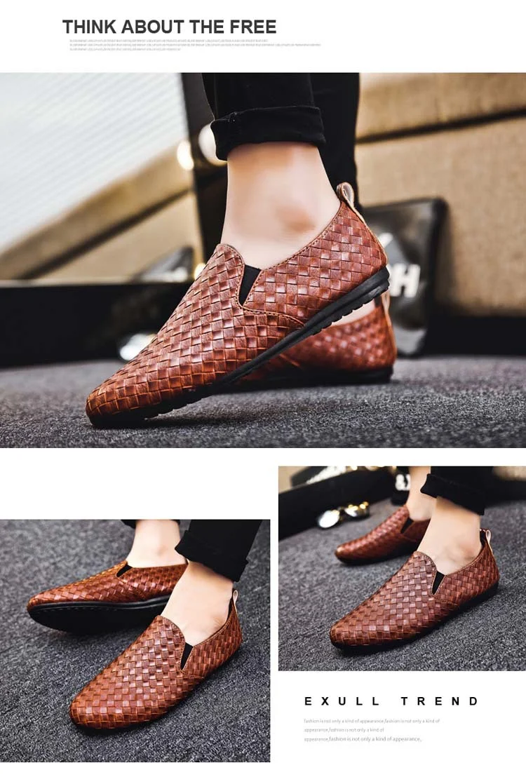 Title 3, Zapatos de cuero informales para hombre Gommino...