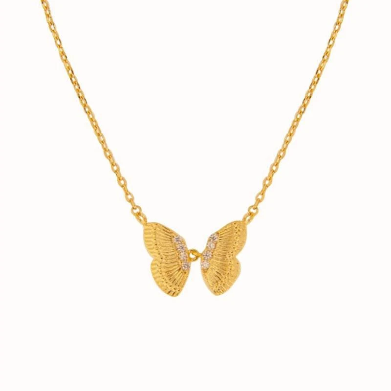 Colar Feminino de Borboleta Elegante e Simples, Combina com Tudo, Adiciona Graça e Estilo ao Seu Visual, Acessório Perfeito. — foto 5
