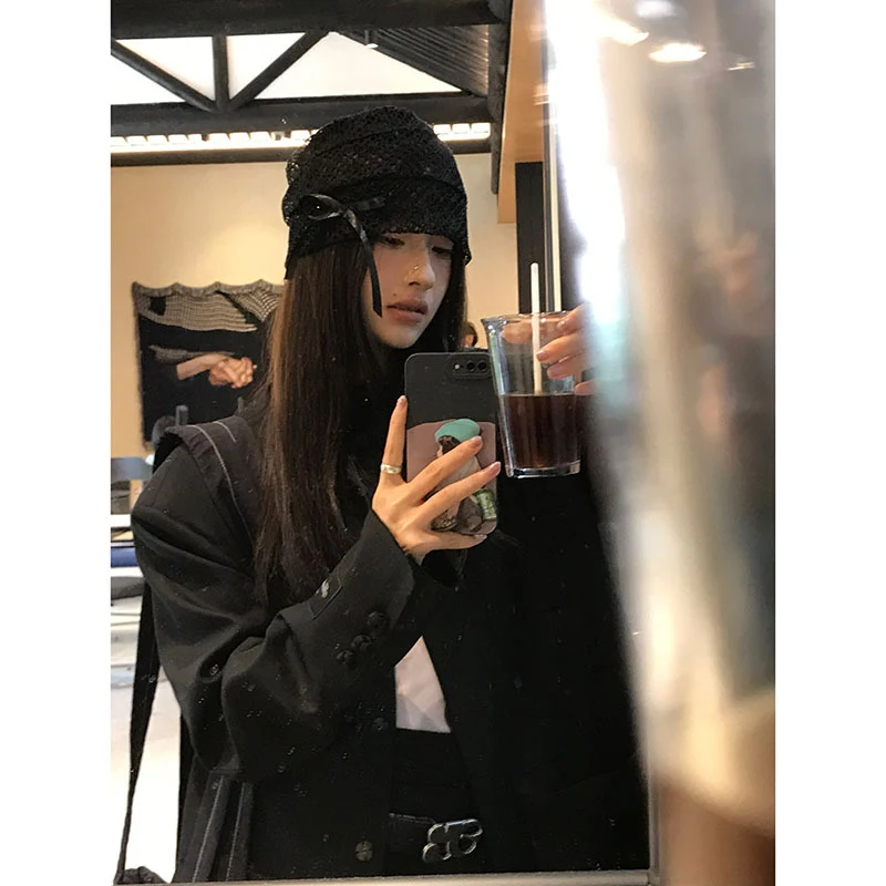 Title 9, Fashion Personality Female Bow All-matching Hat