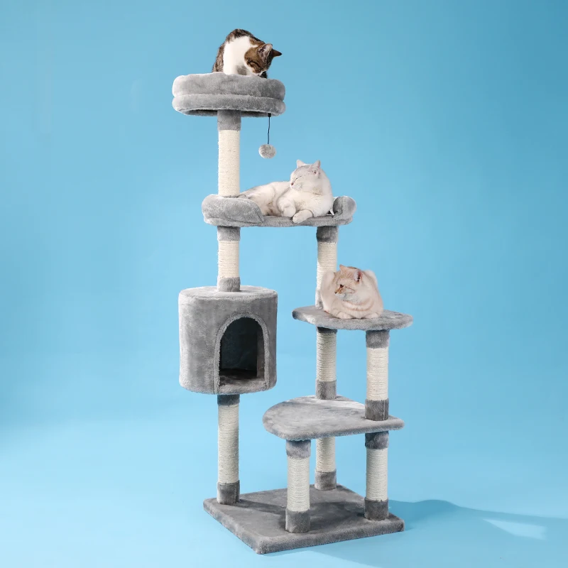 Title 52, Fast Delivery Cat Tree House Plush Condo Scratc...