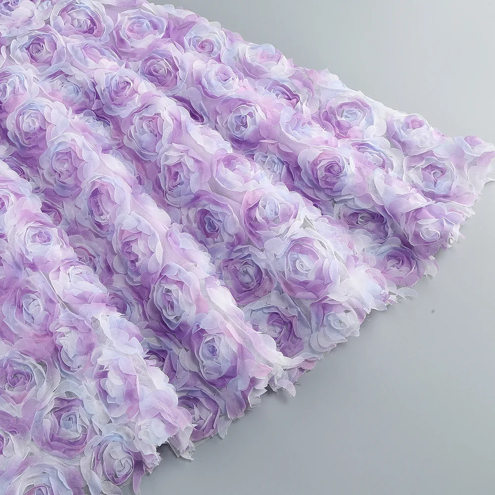 Title 4, Purple Tube Top Flower Dress for Women, a styli...