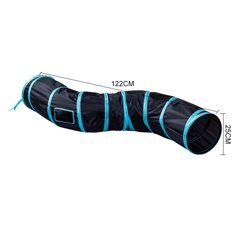 Title 1, S-shaped foldable cat tunnel The ultimate cat t...