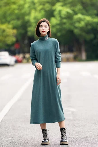 Title 4, Autumn And Winter Soft Embroidered Collar Women...