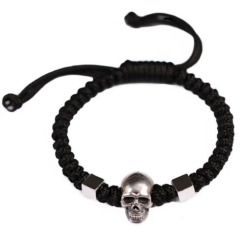 Title 1, Pulseira de joia masculina, prata 999 com cavei...