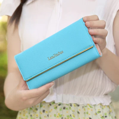 Carteira feminina longa Kidman retro, 70% OFF. Bolsa de mão grande, carteira de senhora espaçosa e elegante. — foto 7