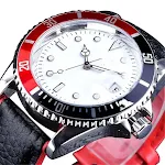 Red Black Circle White