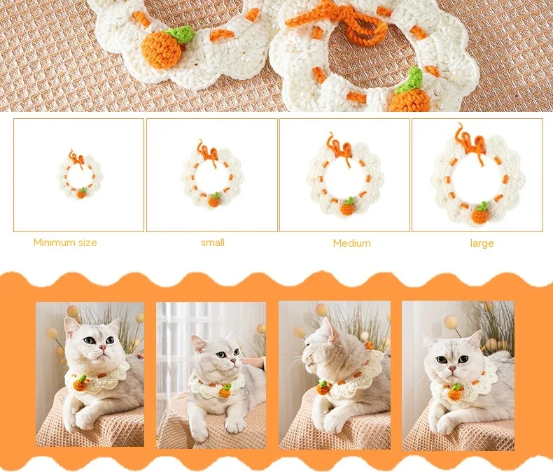 Title 22, Cat Knitted Scarf Neckband Necklace, an adorabl...