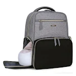 Bolsa maternidade multifuncional à prova d'água de grande capacidade Amazon, com múltiplos compartimentos e design prático e elegante. — foto 3
