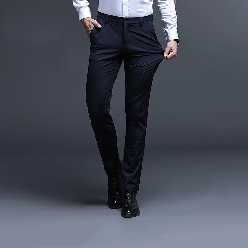 Title 2, Herren Lockere Gerade Stretch Hosen Bequeme Pas...