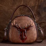 Retro Embossed Fashion Women's One-shoulder Diagonal Portable Handbag, a stylish and convenient way to carry your essent — photo 4