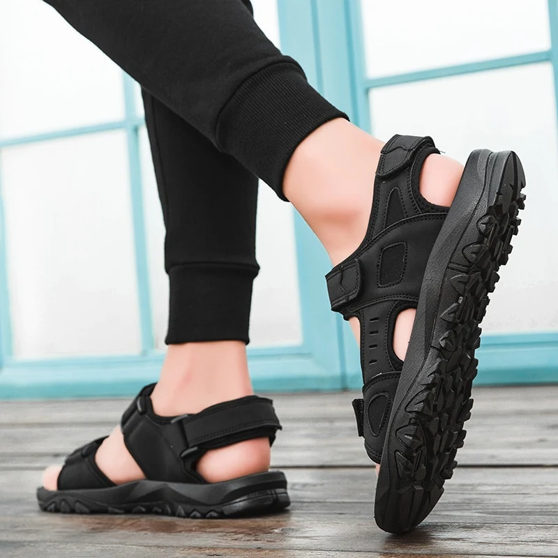 Title 25, Plus Size Mens Sandals Student Youth Casual Be...