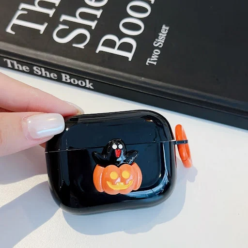 Title 5, Halloween Stereo Wireless Bluetooth Earbuds Cas...