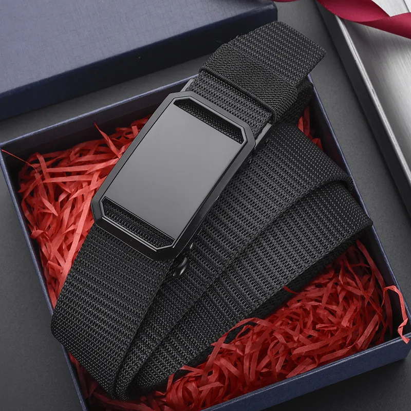 Men's Toothless Automatic Buckle Canvas Belt Effortless adjustment and all-day comfort Stylish and durable design Perfec — photo 9