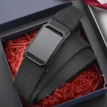 Men's Toothless Automatic Buckle Canvas Belt Effortless adjustment and all-day comfort Stylish and durable design Perfec — photo 9