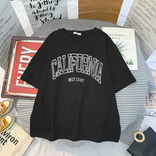 Title 1, T-shirt casual da donna estiva Harajuku stampata