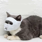 Breathable Cat Mask Anti-Bite and Anti-Messy Drip Prevents Bites and Mess Safe and Comfortable Cat Care Reduces Stress E — photo 1