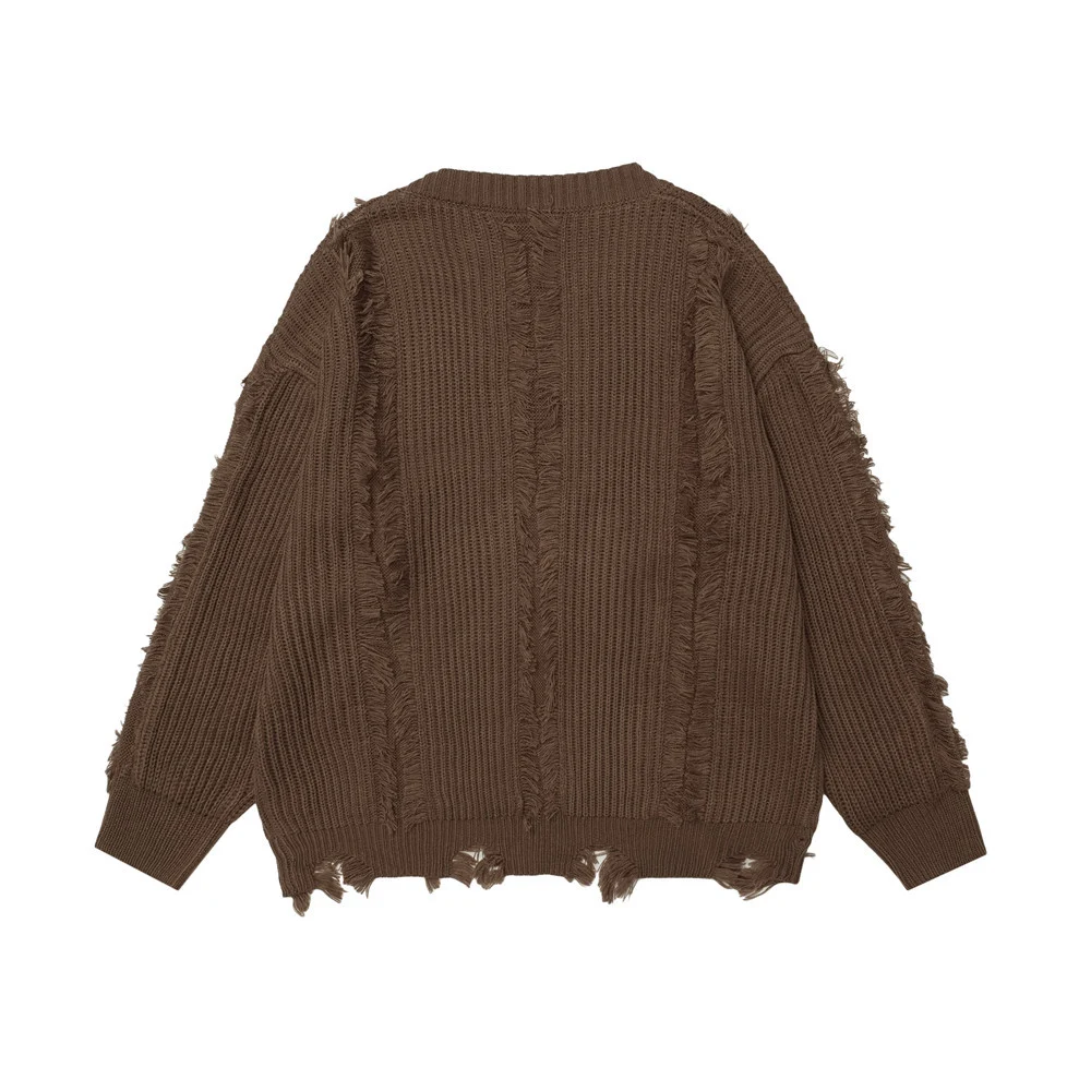 Title 3, Butterfly Destroyed Frayed Knitted Worn Design ...