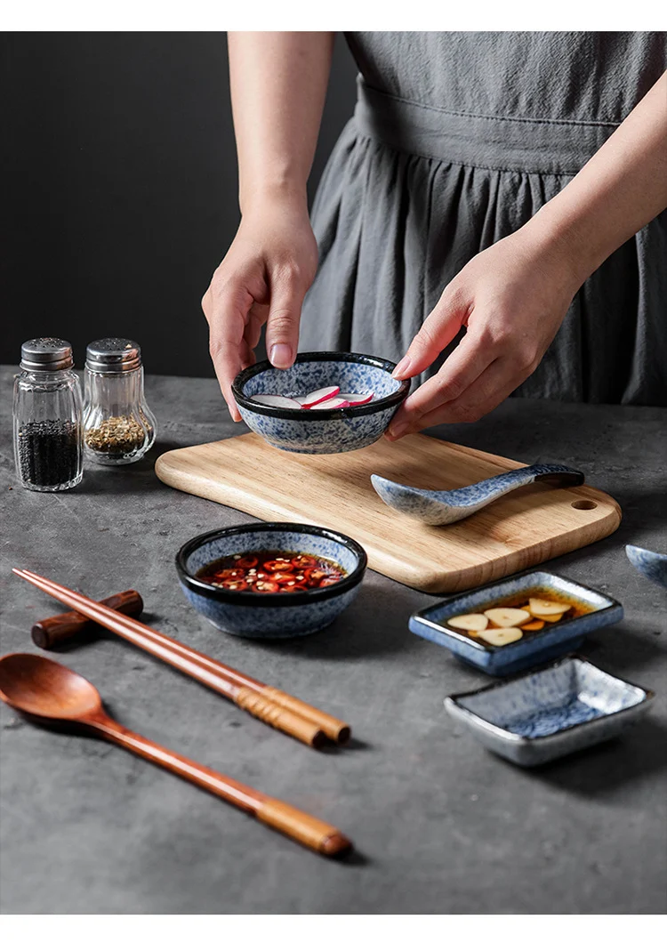 Ceramic Japanese Sauce Dipping Seasoning Dish, Creative Household and Restaurant Supplies, perfect for enhancing flavors — photo 22