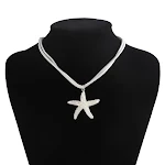 Collana da donna personalizzata in lega con stella marina e nappa, un accessorio unico ed elegante per completare il tuo look. — foto 21
