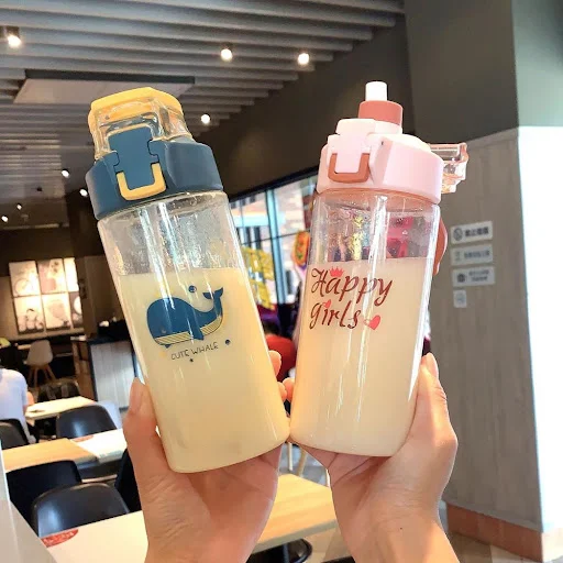 Title 4, Childrens Summer Drop-proof Plastic Straw Wate...