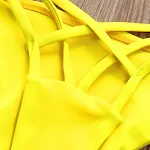 Women's Solid Color Sexy Fashion Beach Swimming Trunks Thong, perfect for sunbathing and swimming, designed for a confid — photo 10