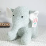 Pelúcia de elefante com carvão de bambu para furões, brinquedo macio e natural para o conforto e bem-estar do seu pet. — foto 4