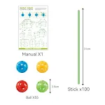 100sticks 55balls