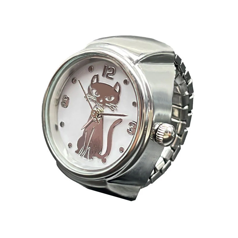 Relógio Anel Bracelete Criativo Simples Veja as Horas Design Moderno e Discreto Acessório Versátil para Uso Diário e Elegante — foto 2